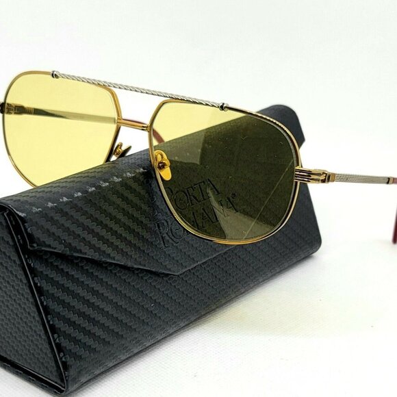 COPY - NEW PORTA ROMANA SUNGLASSES  model 1233 GOLD PLATED main image 6